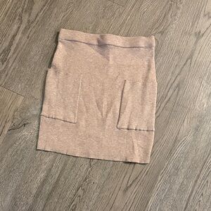 Elegant Beige Women's Skirt